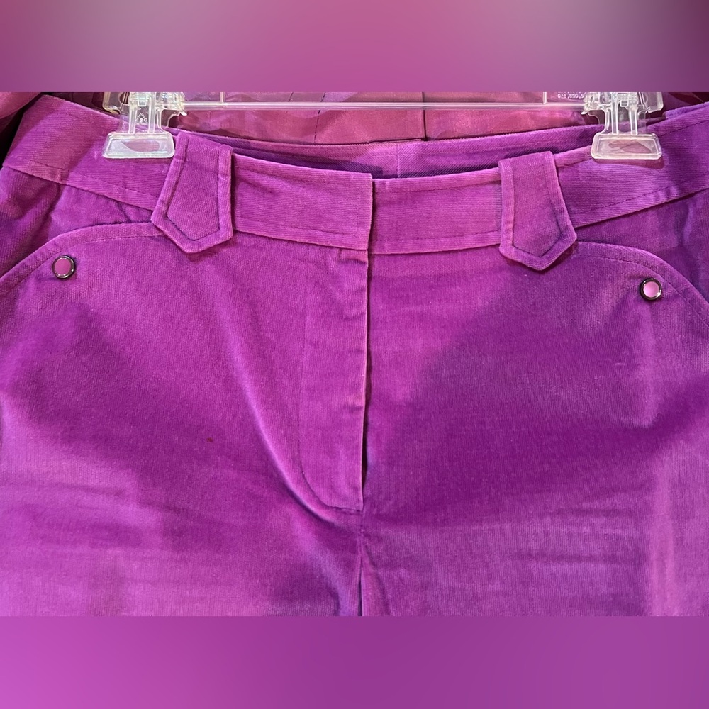 Carlisle purple pink pants suit size 6 - Picture 7 of 8